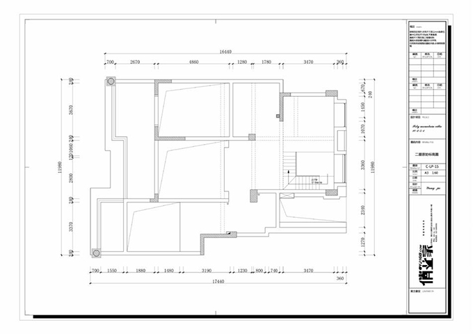 重庆保利山庄顶跃户型二楼