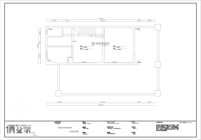 重庆俏业家装饰|逸翠庄园原始户型图