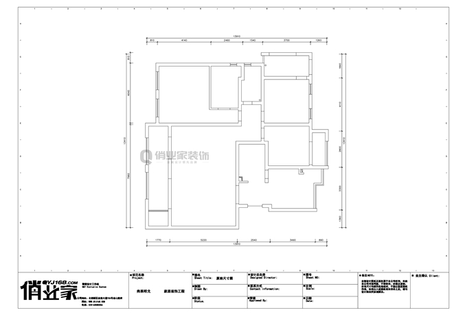 重庆俏业家装饰|弗莱明戈原始户型图